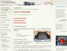 Tablet Screenshot of csomagtertalca.com